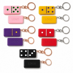 Porte-clés en résine personnalisé avec numéro porte-bonheur et logo, idéal pour les cadeaux - Product Image 4