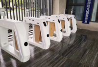 Barrière tournante d'induction en acier durable et sécurisée FUNOVA GM01, système de billetterie, aire de jeux intérieure pour enfants, parc d'attractions