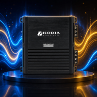 Amplificateur audio de voiture haute performance 2 canaux RMS 60W avec crossovers |   Amplificateur mono multicanal à circuit imprimé double couche classe AB