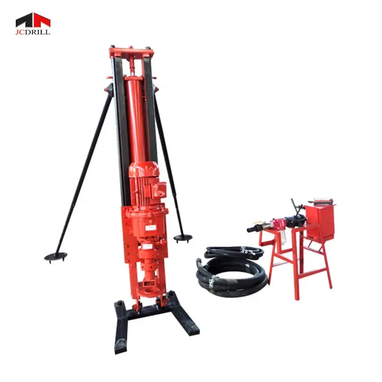 Open quarrying portable rock drilling machine,powered by air compressor