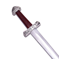 Espada y Escudo Estilo Vikingo Medieval de Élite, Arma de Cosplay, Espada de Juguete de Espuma PU para Eventos de Halloween, Sesiones de Fotos, Segura y Realista