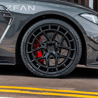 Jantes forgées en fibre de carbone ZFAN 2/3 pièces 18-26 pouces 40 mm concaves profondes 5x112 5x120 pour Urus GTR BMW M3 Audi RS6 C8