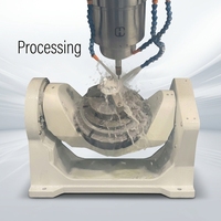 Hélice en acier inoxydable usinée CNC de haute précision à 5 axes pour pompe à eau, bateau et jet ski