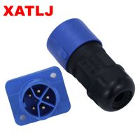 XATLJ M25 personnalisable 2 3 3 + 3 3 + 4 connecteurs étanches IP67 prises d'aviation 25A/20A prises pour PCB et FPC