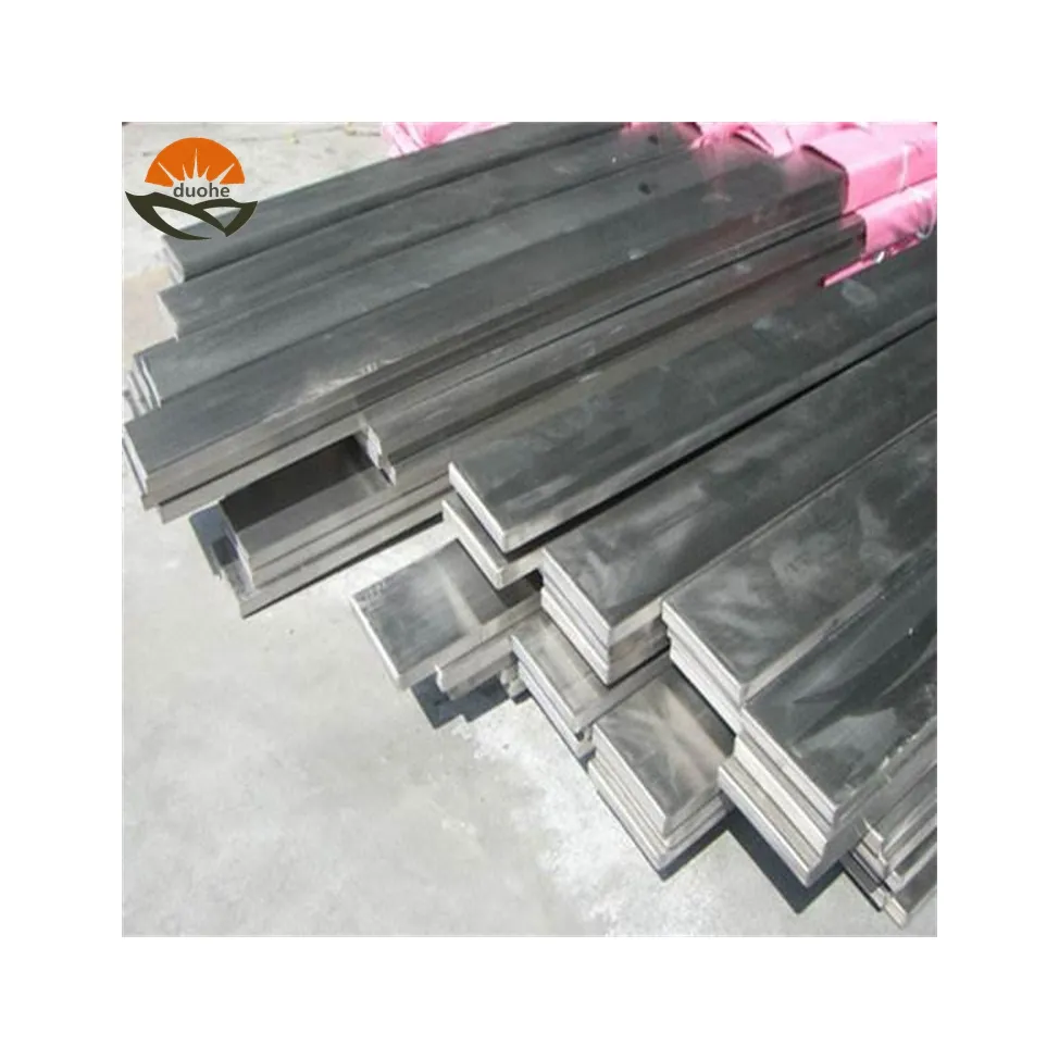 Barra plana de acero inoxidable, barra cuadrada y plana de 12mm, multitamaño, selección AISI DIN 201 202 321 NO.1