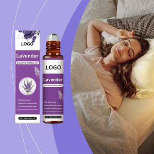 Vente en gros d'huiles essentielles de lavande en flacon roll-on de 10 ml, parfum doux pour soulager les maux de tête, favoriser le sommeil et soulager les céphalées - Product Image 3