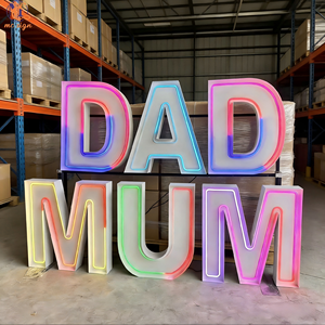 Letras Luminosas LED de 4 pies, Letras Decorativas para Eventos, <span class=keywords><strong>Alquiler</strong></span> para Fiestas, Decoración para Bodas - Product Image 2