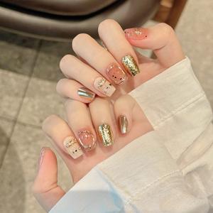 डिजाइन #2294 उच्च गुणवत्ता 10 पीसी वर्ग आकार सोने का रंग डिजाइन फ्रेंच प्रेस - Product Image 3