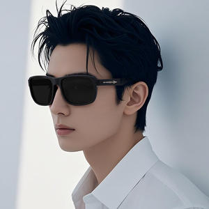 Gafas de sol polarizadas para conducir, montura negra de PC, lentes TAC, UV400, antirreflejos, unisex, estilo deportivo para exteriores - Product Image 4