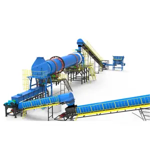 Triple Pass Rotary Dryer Coal Drying Technology Sand Drying Machine for Industrial Use