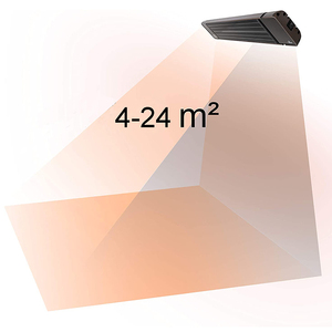 <span class=keywords><strong>Calentador</strong></span> Eléctrico de Patio de 1800W, Resistente al Agua, de Metal, para Montaje en Techo, con Control Remoto, <span class=keywords><strong>Precio</strong></span> de Fábrica - Product Image 3