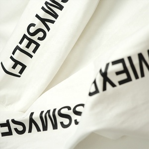 <strong>Men</strong> <strong>Clothes</strong> High Quality Long Sleeve White Custom T Shirt Streetwear Heavyweight Oversized T-shirt - Product Image 3