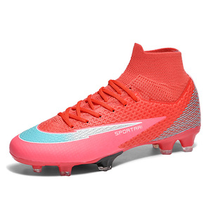 Nuevas Zapatillas de Fútbol de Moda Transfronterizas para Entrenamiento Deportivo, Botas de Fútbol de Caña Alta con Tacos Largos para Estudiantes y Jóvenes, Exportación de Fábrica - Product Image 3