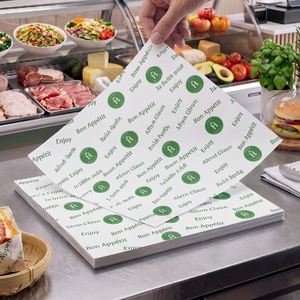 Wholesale Custom Biodegradable Eco-Friendly Recyclable Waterproof Food Safe <b>Burger</b> Sandwich <b>Papers</b> with Your Own logo - Product Image 1