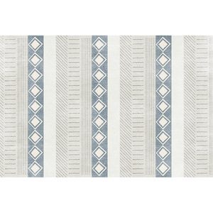 Alfombra Moderna con Patrón Geométrico, Color Azul Niebla, Rectangular, Lavable, para Sala de Estar, Sofá, Mesa de Centro - Product Image 5