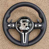 Volant en cuir personnalisé avec service OEM pour BMW F10 F20 F30 F32 F36 F80 F82 M3 M4 Sport 3 branches – Accessoires intérieurs en gros