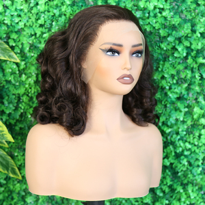 Brazil Trinh Nữ tóc con người pre-ngắt đôi rút ra ren phía trước tóc giả vai dài lỏng sóng <span class=keywords><strong>Bob</strong></span> dài cắt - Product Image 3