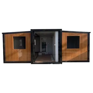 Low Cost Light Steel Frame Luxury Modern Prefabricated Expandable Container House Container House With Customized Color