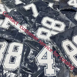 Wholesale Customized American Football Rugby #1 Tua Tagovailoa #17 Jaylen Waddl-e Stitched jersey