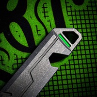 Outil multifonctionnel tactique en titane de qualité 5 avec logo personnalisé, usiné CNC avec précision, EDC ultraléger et robuste