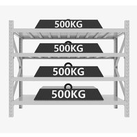 Étagères empilables, unité d'étagérage, capacité de 500 kg par niveau, stand d'exposition, présentoir, vente en gros directe d'usine OEM