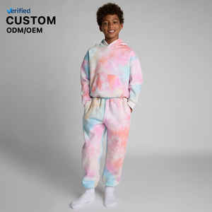 Joymay เสื้อฮู้ดสำหรับเด็กโอเวอร์ไซซ์เสื้อมีฮู้ดสำหรับเด็กเสื้อสเวตเชิ้ตมีฮู้ดและกางเกง - Product Image 1