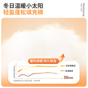 Bisinnna Sleeping Bag Mummy Style 4 Season Adult Outdoor Camping Breathable Polyester Envelope Design - Product Image 3