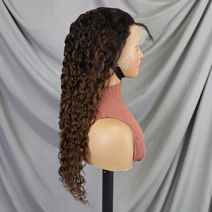 วิกผมแท้ 200% # วิกผมลูกไม้แบบใส 1BT4 รุ่น Water Wave ขนาด 13x4 นิ้ว วิกผมยาว - Product Image 4