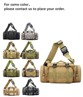 Sac de caméra tactique Molle d'extérieur en gros, étanche, en tissu résistant aux déchirures, durable, protection solaire, housse de ceinture en polyester pour le sport