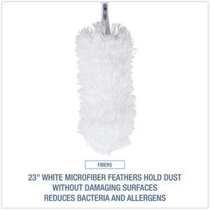 ไม้ปัดฝุ่นไมโครเฟเธอร์สีขาวขนาด 23 นิ้ว ยี่ห้อบอร์ดวอล์ค สำหรับทำความสะอาดบ้าน ใช้ซักล้างได้ - Product Image 6