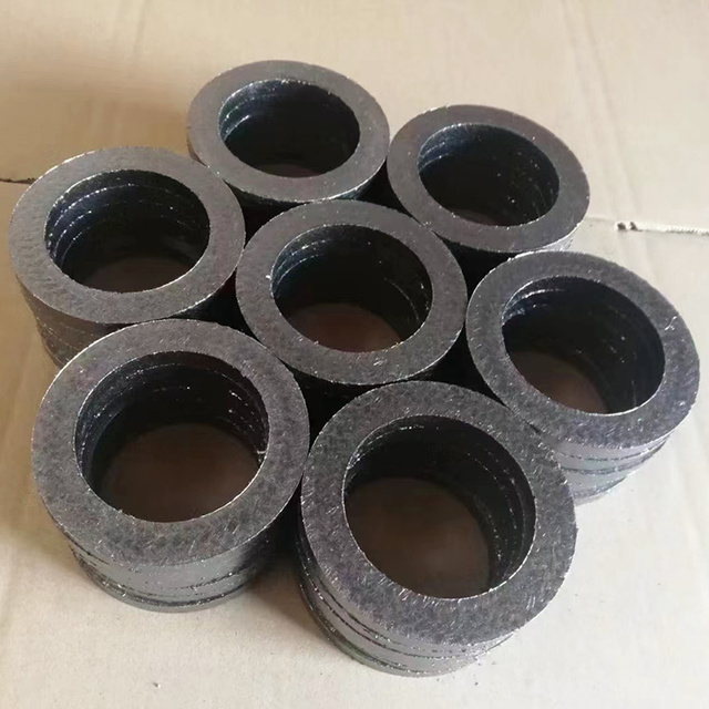 Black Gland Packing Ring Graphite Gland Flexible Graphite Expansion Braided Seal Ring