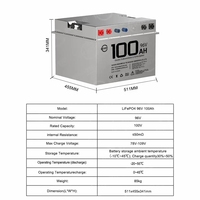 48V 160Ah Marine LiFePO4 Batterie IP67 Wasserdichte Lithium-Batterie für Boot Yacht Trolling-Motor Tiefzyklus-Akku