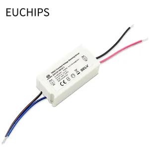 EUCHIPS טריאק ניתן לעמעום LED נהג 12W 12VDC 1A * 1ch קורות חיים קבוע מתח עמעום נהג