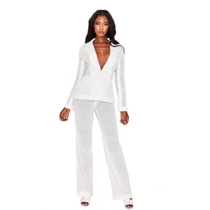 2019 Female Business Suits Office Uniform Pants Suits Formal 2 Piece Suit in Evening Dress