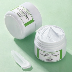 60/100g Acide kojique <span class=keywords><strong>extra</strong></span> fort personnalisé 7 jours Crème éclaircissante pour le visage et le corps Crème blanchissante - Product Image 5