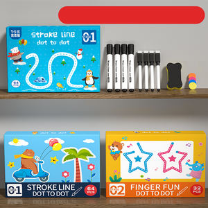 4 cahiers de pratique d'écriture <span class=keywords><strong>r</strong></span>éutilisables et écologiques avec rainures pour enfants et tout-petits, unisexe - Product Image 3