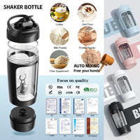 Vente en gros, sans Bpa, bouteille d'eau de Sport en métal mélangeur, Gym, Usb, recharge, bouteille Shaker Portable