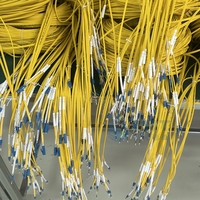 Kabel Patch Fiber Optik Single Mode Simplex SC UPC 2.0mm G.652D Berkualitas Tinggi, Kabel Jumper Fiber FTTH dengan Selubung PVC/LSZH