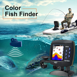 LUCKY FF918-C180S Sondeur de pêche portable filaire avec écran couleur, double fréquence, profondeur 100m pour bateau, kayak, pêche - Product Image 2