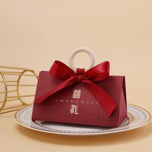 Nuevas Cajas de Regalo Plegables para Bodas, Cajas de Papel de Lujo para Dulces, Cajas de Regalo con Lazo, Cajas para Chocolates - Product Image 6