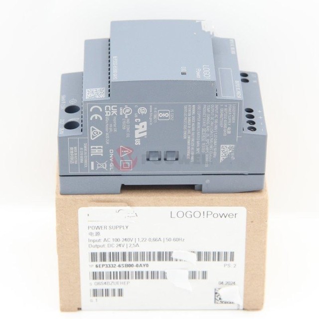 6EP3332-6SB00-0AY0 24V DC Power Supply 5A 120W Industrial DIN Rail Mount Module PLC Compatible OEM 12-Month Warranty for Control