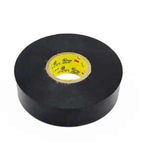 3M Super 33 + Zwart Vinyl Elektrische Tape Hoge Temperatuurbestendige Waterdichte Vlamvertragende Electriacale Kleefband