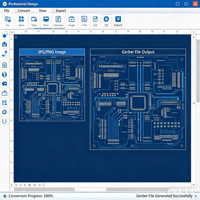 Carte de circuit imprimé FR4 personnalisée pour mini-projecteur, simple face, 1OZ de cuivre, 1,6 mm d'épaisseur, finition de surface HASL, contrôle industriel - Fournisseur OEM