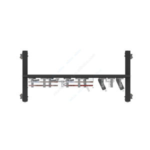 Présentoir double face en métal avec roues Pomme de douche personnalisée pour salle de bain Utilisation de produits métalliques - Product Image 3