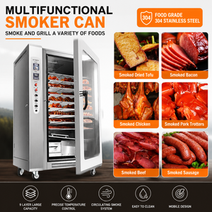 Four de séchage alimentaire commercial automatique pour poulet, canard, poisson et saucisses – Offre directe usine - Product Image 1