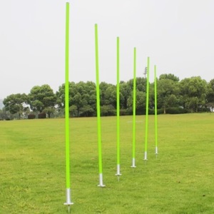 Matériel d'entraînement de football, ensemble de poteaux de slalom pour l'agilité, poteaux d'entraînement d'agilité en plastique, bâtons d'entraînement - Product Image 6