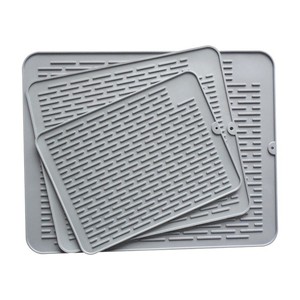 Tapis d'isolation <span class=keywords><strong>de</strong></span> cuisine imperméable imprimé sur mesure, tapis <span class=keywords><strong>de</strong></span> séchage <span class=keywords><strong>de</strong></span> table, tapis <span class=keywords><strong>de</strong></span> drainage d'évier en silicone pour comptoir et tiroir - Product Image 1