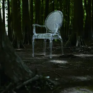 Chaise de princesse/chaise de mariage transparente/chaise transparente