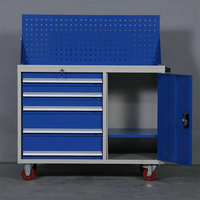 Carrito de Herramientas Metálico Resistente para Taller/Garaje, con 4 Cajones, OEM, Capacidad de Carga de 200 kg, Portátil para Mecánicos Profesionales