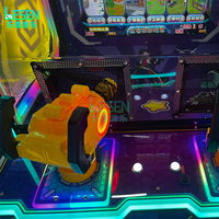 Machine d'arcade de tir Sniper 2 joueurs, jeu à double pistolet à monnayeur avec éclairage LED pour lieux de divertissement commerciaux intérieurs